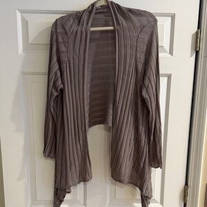 Old Navy Women's Grey Open-Front Sweater -